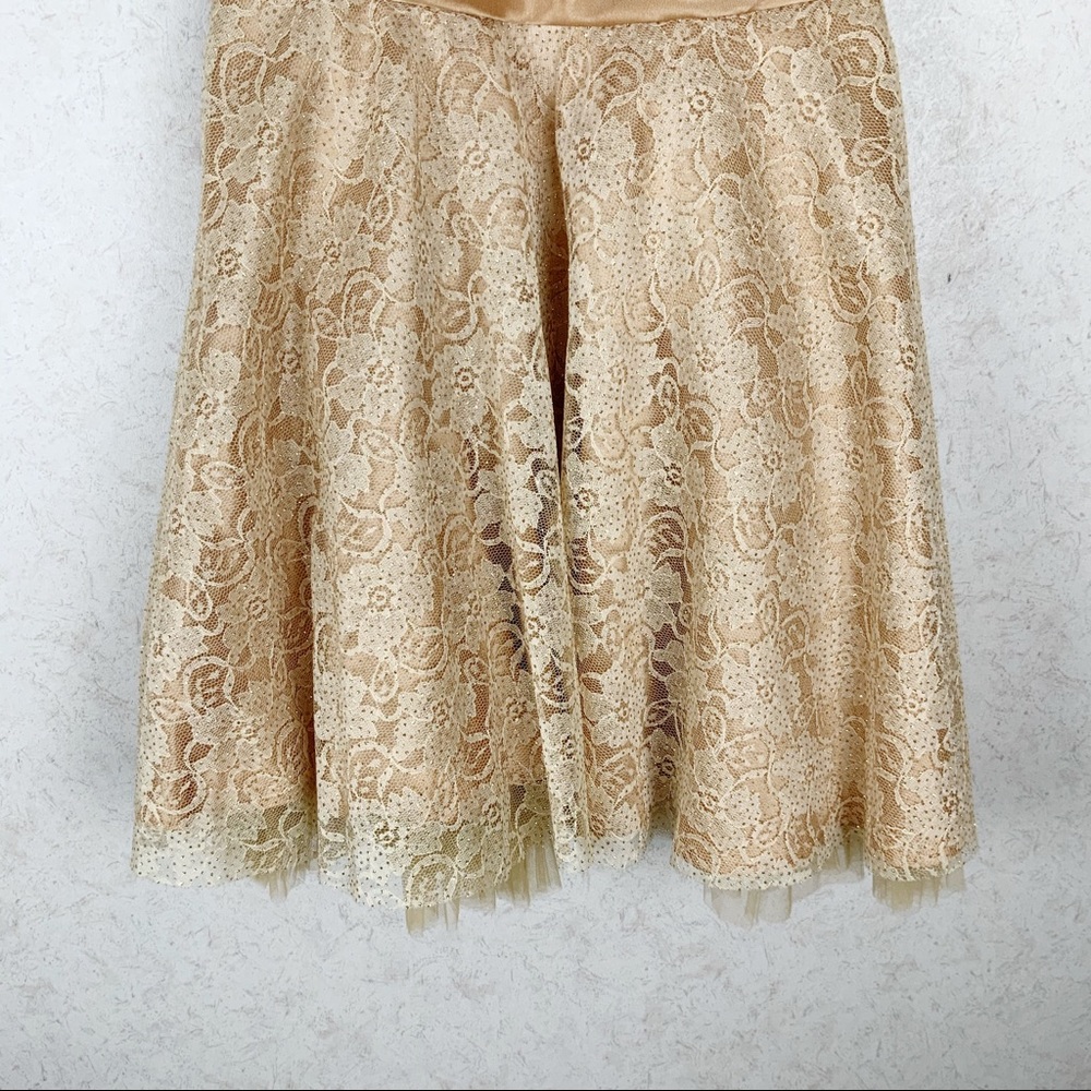 Vintage Masquerade lace formal cocktail dress - Picture 2 of 8